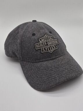 Harley Davidson New Era 9TWENTY Hat Gray Wool Blend